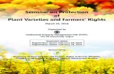 Brochure- Seminar on protection of plant variety & Farmers rights