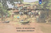 ADAPTING THE LOW-INCOME SETTLEMENTS TO ANNUAL FLOOD,KAMPUNG MELAYU, JAKARTA(2015 TAU INTERNATIONAL CONFERENCE)