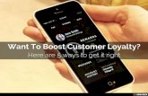 5 ways to boost customer loyalty