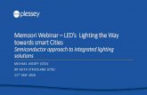 LEDs Lighting the Way towards Smart Cities