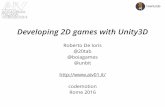Sviluppare Videogiochi in 2D con Unity