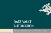 Data Vault DWH Automation