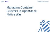 Managing Container Clusters in OpenStack Native Way