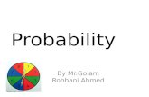 Basic concept of Probability for class IX by GRAHMEDKVS