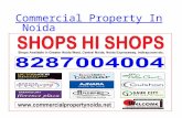 Commercial Property Noida-Shops In Noida