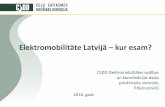 Elektromobilitate Latvija kur esam?