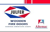 Julfer S.A. Wooden Fire Doors