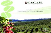 CECAFÉ - Relatório Mensal FEVEREIRO 2016