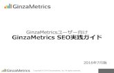 Ginzametrics seo実践ガイド（GinzaMetricsユーザー向け）