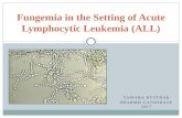 Fungemia in the Setting of Acute Lymphocytic Leukemia (FINAL)-1