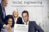 Social Engineering: The Human Element of Sourcing and Recruiting | Glen Cathey