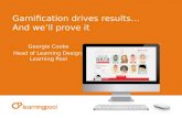 Gamification drives results. And we'll prove it...