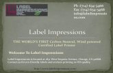 Label impressions