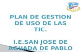 Plan De Gestion De Uso De Tic   Ie San Jose