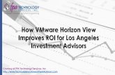 How VMware Horizon View Improves ROI for Los Angeles Investment Advisors (SlideShare)