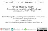 The culture of researchData