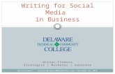 Writing for Social Media In Business DTCC November   2014 (1)