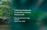 Utilizing Wetlands, Protecting Marine Resources Powerpoint