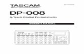 DP-008 Owner's Manual - TASCAM