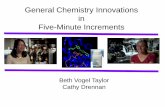 General Chemistry Innovations in Five-Minute Increments