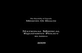 NATIONAL MEDICAL EQUIPMENT POLICY
