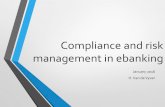 Compliance and risk management in ebanking
