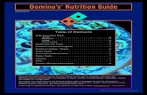Domino's® Nutrition Guide