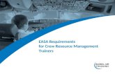 Easa requirements for crew resource management trainers