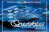 Quotes for the Air Force Logistician, Volume 2