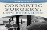 Cosmetic Surgery: Let's Be Realistic