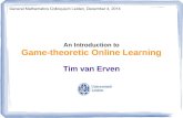 Game-theoretic Online Learning