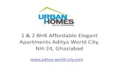 Aditya Urban Homes complete Brochure