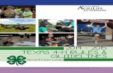 TEXAS 4-H RULES & GUIDELINES 2014 - 2015