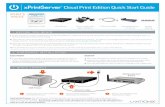 Cloud Print Edition Quick Start Guide