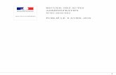 RECUEIL DES ACTES ADMINISTRATIFS N°65-2016-022 PUBLIÉ ...
