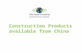 RDC Construction Products from China Presentation
