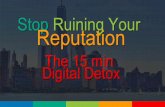 Stop Ruining your Real Estate Reputation - Detox your Digital Brand