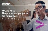 People First: The primacy of people in the digital age