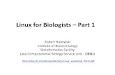 Linux for Biologists Part 1