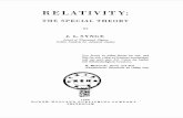 Relativity: The Special Theory
