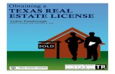 Obtaining a Texas Real Estate License