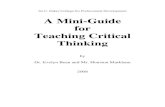 ECPD Critical Thinking Mini-guide