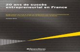 20 ans de succès entrepreneurial en France