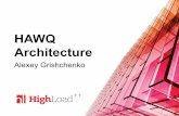 HAWQ Architecture HL++ 2015 Moscow