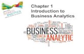 Chapter 1 Introduction to Business Analytics