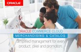 Oracle Commerce Cloud - Merchandising and Catalog
