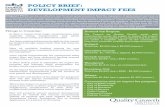 Policy Brief - Impact Fees