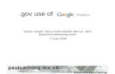 Gov Use Of Google Analytics