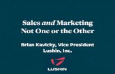 One Squared Presentation: Brian Kavicky - Sales and Operations in Harmony: Working with Rapid Growth