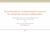 Semantometrics in Coauthorship Networks: Fulltext-based Approach for Analysing Patterns of Research Collaboration